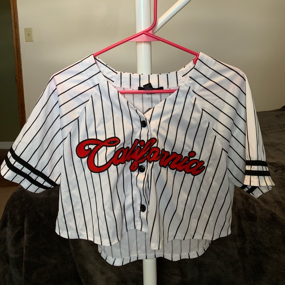 Baseball Crop Top
